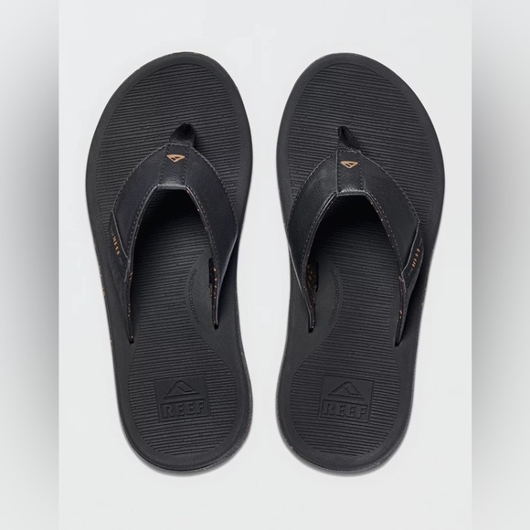 Reef Men’s Santa Ana Sandals in Bold Black in size 9 - Picture 2 of 8